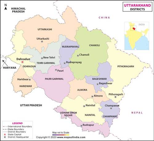 uttarakhand district list